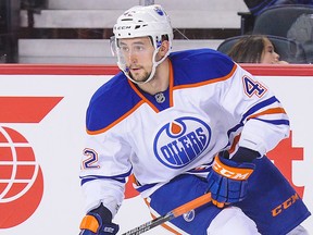 Edmonton Oilers forward Anton Slepyshev.