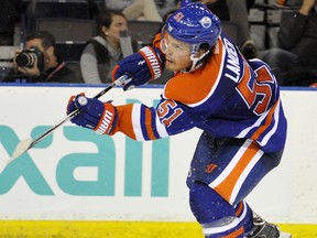 Edmonton Oilers forward Anton Lander.