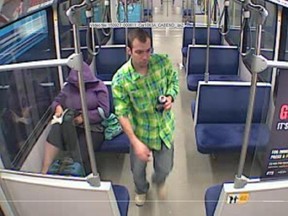 Edmonton police say tips from the public led them to charge a man who allegedly sexually assaulted a woman on the LRT.