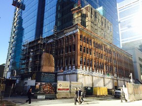 The Kelly Ramsey Tower under construction is one of three new buildings expected to have a significant impact on Edmonton's downtown office market.