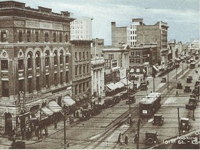 Jasper Avenue in the early 1900s.