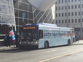 Edmonton Transit bus at work