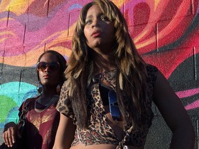 Mya Taylor and Kitana Kiki Rodriquez in Tangerine, which plays at Metro Cinema at Garneau Theatre, 7 p.m. Saturday, Oct. 17