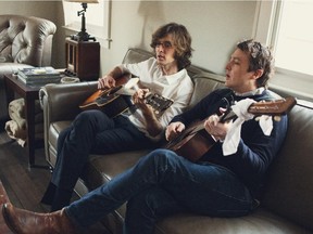 From left, Milk Carton Kids Joey Ryan and Kenneth Pattengale play the Winspear Centre on Oct. 9.