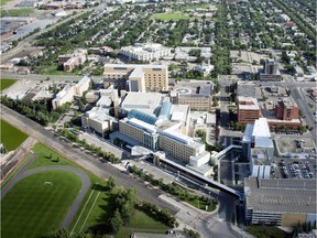 An aerial shot of the Royal Alexandra Hospital.