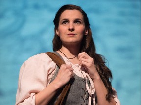 Josee Boudreau, star of Evangeline, a co-production between the Citadel Theatre and the Charlottetown Festival.