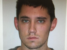 Jason McGinn, 26, escaped RCMP custody near Thorsby on Monday morning by fleeing in a marked police car.