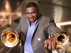 American jazz horn man Wycliffe Gordon is the special guest for Jazz At The Oasis, the first show of the 20th-anniversary season for the 18-member River City Big Band.