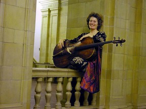 A photo from 2004 of cellist Tanya Prochazka at the U of A's Convocation Hall. A concert in her memory will be held there Saturday, Oct. 7.