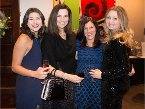 From left, Serena Cantalini, Teresa Cantalini, Maureen Cimino and Jessica Klimko at Fashion With Compassion on Oct. 29.