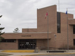 The Wetaskiwin courthouse.