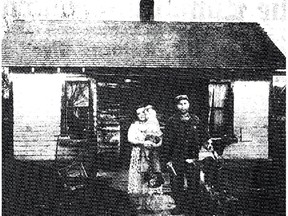 William Prysko and his family on eviction day.