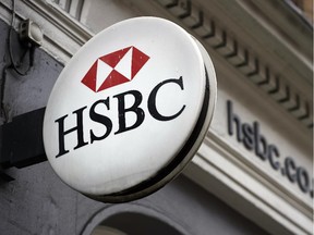 A HSBC bank logo