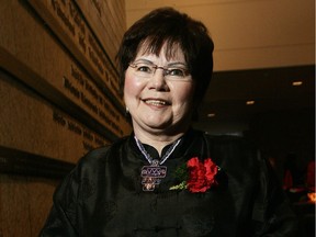 The late Weslyn Mather, shown in this Feb. 16, 2008 file photo, was Liberal MLA for Edmonton Mill Woods from 2004-08.