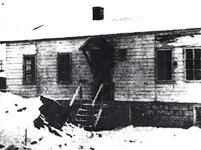 The  Bartels' home that was moved from Holland to Edmonton.
