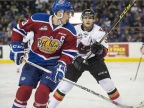 Brandon Baddock, captain of the Edmonton Oil Kings, is confident the team's play will continue to improve during its current road trip.