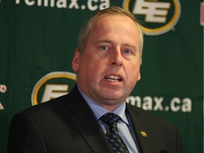 Len Rhodes, Edmonton Eskimos president and chief executive officer.