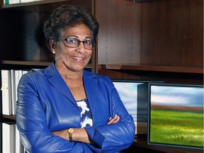 Indira Samarasekera, former President and Vice-Chancellor of the University of Alberta, photographed at her office on June 18, 2015.