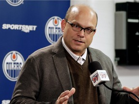 Edmonton Oilers general manager Peter Chiarelli.