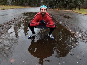 Shaun Caron trains for the Toughest Mudder 24-hour obstacle course that takes place in Las Vegas Nov. 14 and 15.