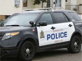 Edmonton police cruiser