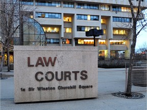 The Law Courts building which is where the Court of Appeal is located, for the Court of Appeal series in Edmonton, March 14, 2014.