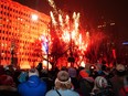 A file photo of Holiday Light Up activities in Churchill Square in downtown Edmonton.