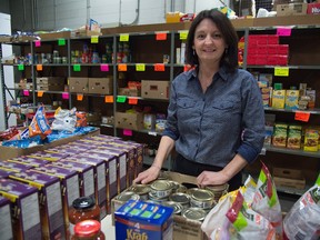 Stephanie Rigby is the executive director at the food bank in St. Albert, November 17, 2015.