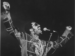 Stevie Wonder at what was once called the Coliseum and is now Rexall Place — 20 days after the hockey arena opened.