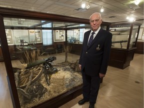 Maj. (Ret.) David Haas is director of exhibits for the Loyal Edmonton Regiment museum. It is the Loyal Edmonton Regiment's 100th anniversary this year.