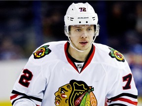 Chicago Blackhawks' Artemi Panarin at Rexall Place in Edmonton, Alta. on Wednesday Nov. 18, 2015. David Bloom/Edmonton Sun/Postmedia Network