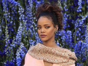 An Oct. 2, 2015 file photo of Rihanna.
