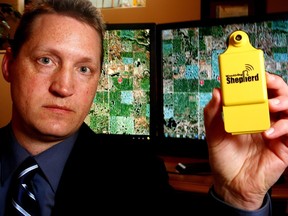 Neil Helfrich's company has developed a cow-tracking device that has sparked interest from countries in southern Africa.