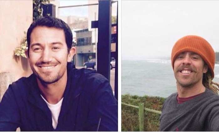 Dean Lucas (left) and Adam Coleman have gone missing in Mexico. 