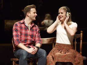Stuart Ward and Dani de Waal in touring production of Once.