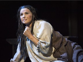 Josée Boudreau, in the title role of Evangeline, at the Citadel.