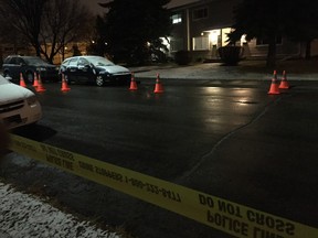 Police are investigating shots fired in northeast Edmonton. The crime scene remained cordoned off in the area of 90th Street and 134th Avenue on Monday morning.