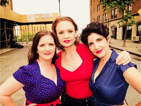 The vintage jazz vocal trio Duchess (L-R: Amy Cervini, Hilary Gardner, Melissa Stylianou) is a highlight of the Yardbird Festival of Canadian Jazz.