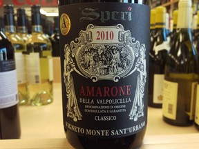 Amarone is a rich, full-flavoured Italian wine.