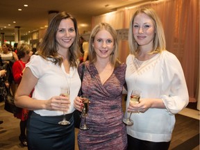 From left, Gabrielle Willisko, Jennifer Aylward and Jackie Nelson at the Festival of Trees Ladies Luncheon on Nov. 27.