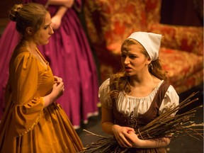 Victoria Clarke as Cinderella performs in the Cappies show, The Other Cinderella, by students of Archbishop Jordan High School.