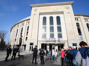 The exterior of Yankee Stadium