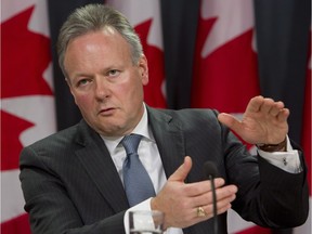 Bank of Canada governor Stephen Poloz gestures at a news conference in Ottawa on Tuesday, Dec. 15, 2015.