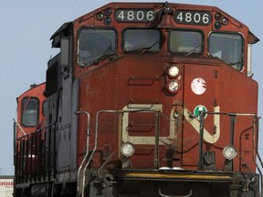 File photo of a CN Rail train.