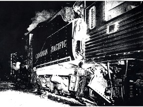 CPR Dayline crashes into a switch engine in 1955, injuring 38 people.