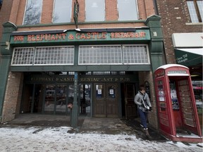 Elephant and Castle pub on Whyte Avenue is closing on Dec. 21. Taken on Dec. 14, 2015, in Edmonton.