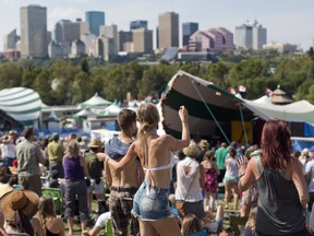 Edmonton Folk Fest in 2014.