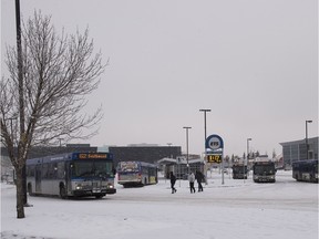 The transit centre at Millwoods Town Centre i on Wednesday, Dec. 23.