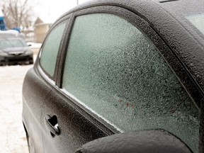 Environment Canada was urging motorists to use caution in three regions north of Edmonton Saturday due to freezing rain.