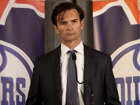 EDMONTON, ALBERTA: JUNE 10, The Edmonton Oilers have appointed Dallas Eakins as head coach on June 10, 2013 after Ralph Krueger was fired by the team last week. Greg Southam/Edmonton Journal